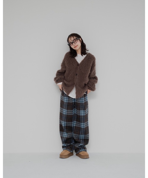jumelle(ジュメロ)の「【暖パン】ウォームチェックパンツ(その他パンツ・レディース・ブラウン・MEDIUM/SMALL)」の13枚目の写真