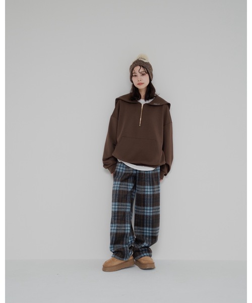 jumelle(ジュメロ)の「【暖パン】ウォームチェックパンツ(その他パンツ・レディース・ブラウン・MEDIUM/SMALL)」の17枚目の写真