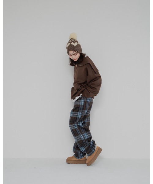jumelle(ジュメロ)の「【暖パン】ウォームチェックパンツ(その他パンツ・レディース・ブラウン・MEDIUM/SMALL)」の18枚目の写真