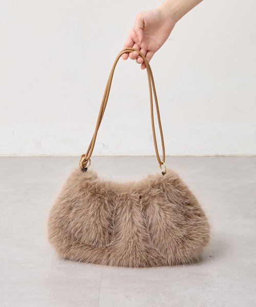 mystic（ミスティック）の「WハンドルファーBAG（トートバッグ・レディース・ベージュ・FREE）」の5枚目の写真