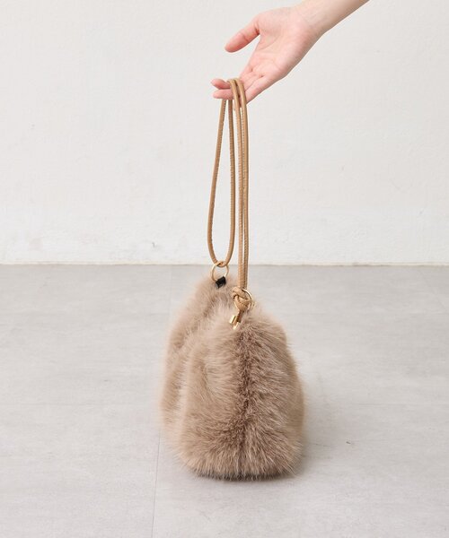 mystic（ミスティック）の「WハンドルファーBAG（トートバッグ・レディース・ベージュ・FREE）」の6枚目の写真