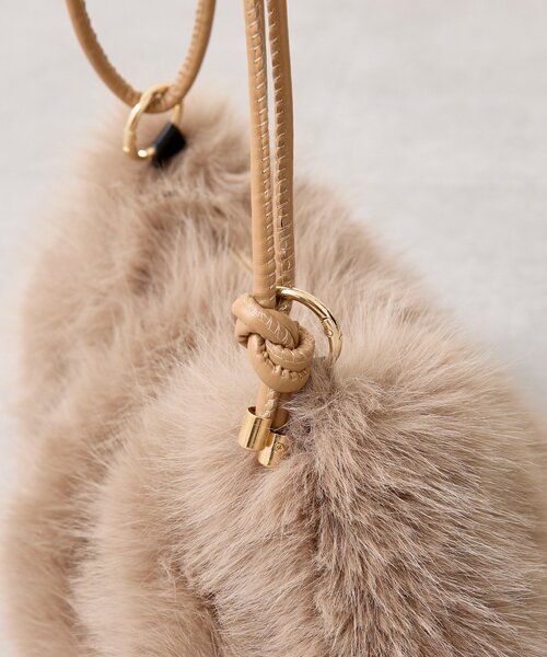 mystic（ミスティック）の「WハンドルファーBAG（トートバッグ・レディース・ベージュ・FREE）」の7枚目の写真