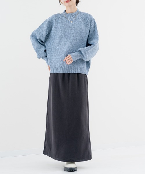 refinedworks(リファインドワークス)の「【refinedworks】ふっくら軽い、毎日 着たい 上質 ニット(ニット/セーター・レディース・アイボリー/グリーン/ブルー・FREE)」の15枚目の写真