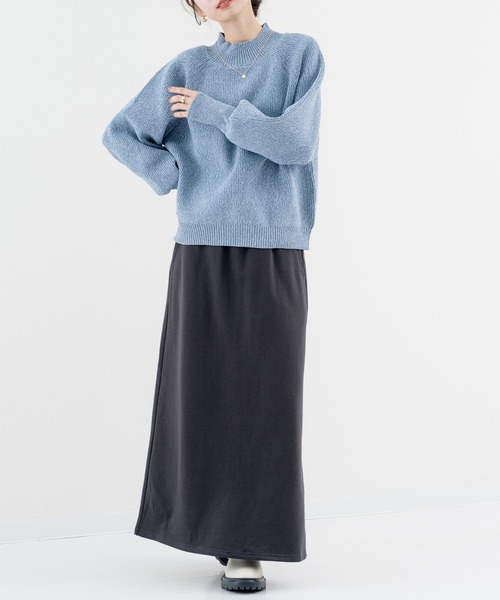 refinedworks(リファインドワークス)の「【refinedworks】ふっくら軽い、毎日 着たい 上質 ニット(ニット/セーター・レディース・アイボリー/グリーン/ブルー・FREE)」の16枚目の写真