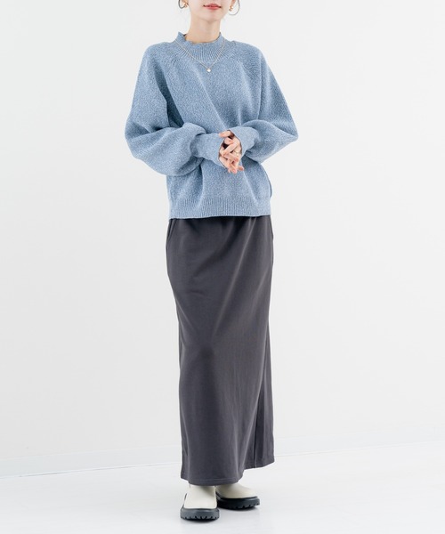 refinedworks(リファインドワークス)の「【refinedworks】ふっくら軽い、毎日 着たい 上質 ニット(ニット/セーター・レディース・アイボリー/グリーン/ブルー・FREE)」の17枚目の写真