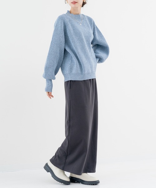 refinedworks(リファインドワークス)の「【refinedworks】ふっくら軽い、毎日 着たい 上質 ニット(ニット/セーター・レディース・アイボリー/グリーン/ブルー・FREE)」の18枚目の写真