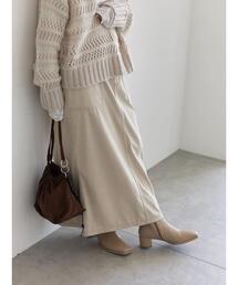 Samansa Mos2 blue | コーデュロイスカート(スカート)