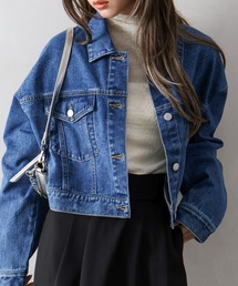 SpRay（スプレイ）の「ショート丈Gジャン（デニムジャケット）」