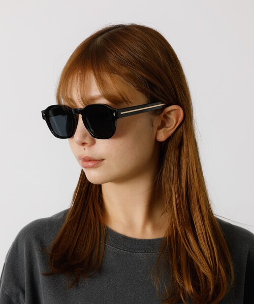 ABAHOUSE(アバハウス)の「【NOPUBLIC/ノーパブリック】02:01/サングラス/韓国/ユニセックス【WEB限定】(サングラス・メンズ・ブラック/ブラウン・フリー)」の1枚目の写真