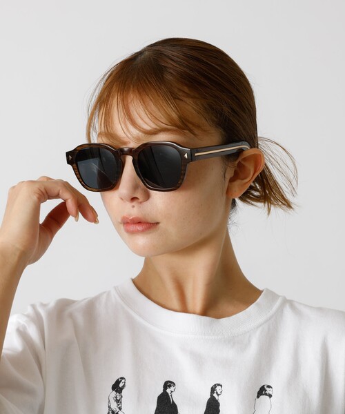 ABAHOUSE(アバハウス)の「【NOPUBLIC/ノーパブリック】02:01/サングラス/韓国/ユニセックス【WEB限定】(サングラス・メンズ・ブラック/ブラウン・フリー)」の9枚目の写真