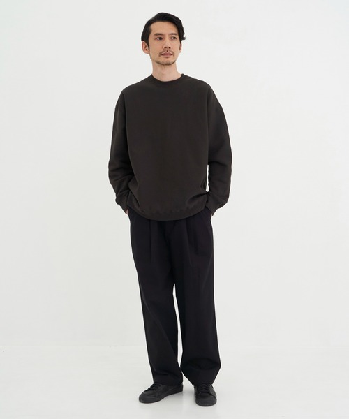 markaware(マーカウェア)の「【MARKAWARE/マーカウェア】DOUBLE PLEATED EASY TROUSERS(スラックス・メンズ・ネイビー/グレー/ブラック・1/2/3)」の6枚目の写真