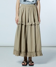 DOUBLE STANDARD CLOTHING | サマーブロード ティアードスカート(スカート)