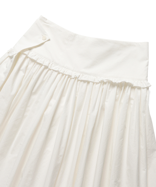 WITHOUT SUMMER（ウィズアウトサマ）の「オードリー ミディ スカート_アイボリー（スカート・レディース・その他・SMALL/MEDIUM）」の3枚目の写真