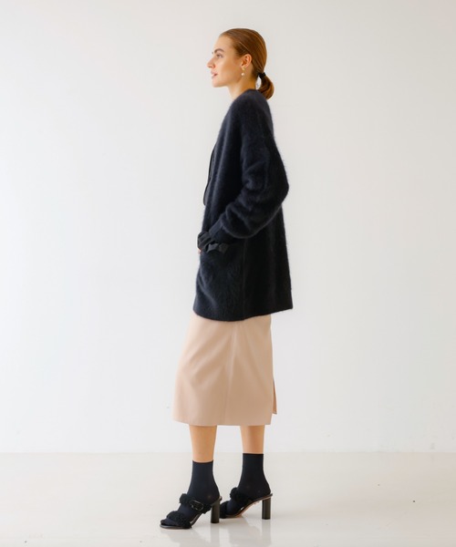 DESIGNWORKS(デザインワークス)の「フェイクレザースカート(スカート・レディース・ブラック・38)」の11枚目の写真