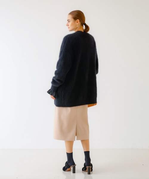 DESIGNWORKS(デザインワークス)の「フェイクレザースカート(スカート・レディース・ブラック・38)」の12枚目の写真