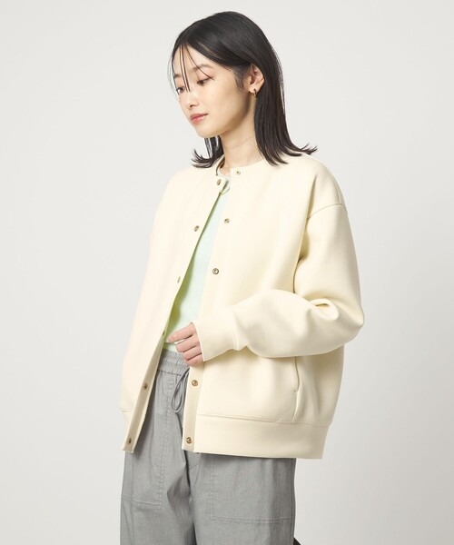 【LoungedressGALLARDAGALANTE】ノーカラー長袖カーディガン レディスカーディガン(長袖)[住商モンブラン製品] 56-021～038｜THS