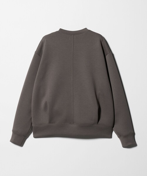 green label relaxing(グリーンレーベルリラクシング)の「ダンボール ノーカラー カーディガン(カーディガン/ボレロ・レディース・モカ/ダークグレー/オフホワイト・FREE)」の8枚目の写真