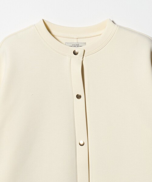 green label relaxing(グリーンレーベルリラクシング)の「ダンボール ノーカラー カーディガン(カーディガン/ボレロ・レディース・モカ/ダークグレー/オフホワイト・FREE)」の15枚目の写真