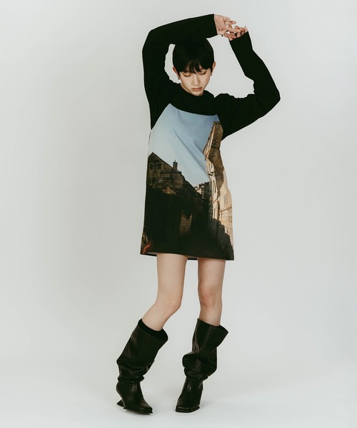 Knuth Marf（クヌースマーフ）の「【Knuth Marf】scenery print mini one piece（ワンピース・レディース・マルチ・FREE）」の7枚目の写真