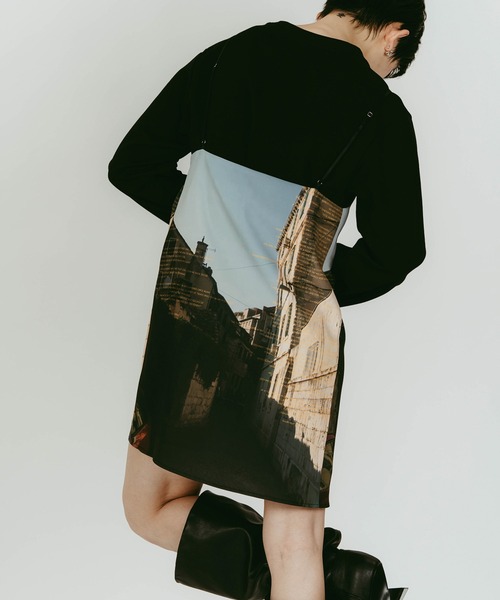 Knuth Marf（クヌースマーフ）の「【Knuth Marf】scenery print mini one piece（ワンピース・レディース・マルチ・FREE）」の2枚目の写真