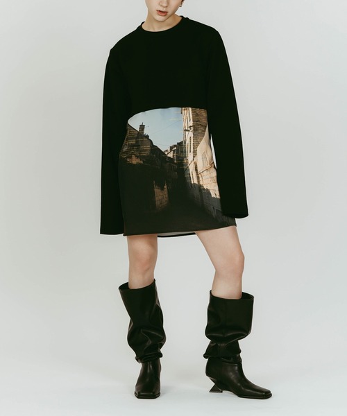 Knuth Marf（クヌースマーフ）の「【Knuth Marf】scenery print mini one piece（ワンピース・レディース・マルチ・FREE）」の8枚目の写真