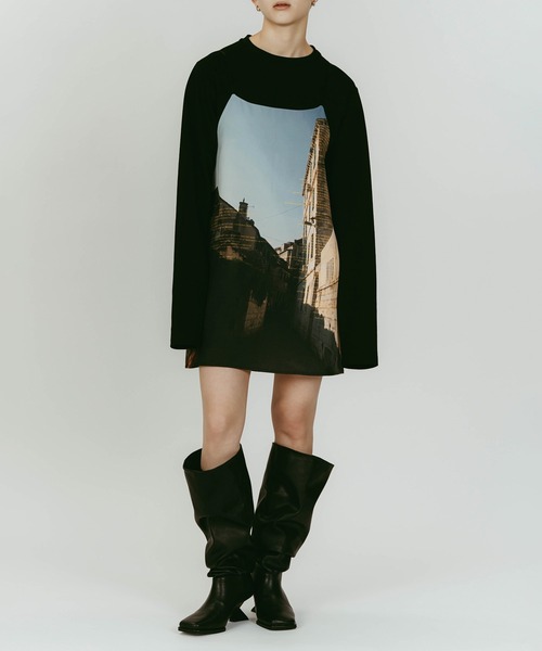 Knuth Marf（クヌースマーフ）の「【Knuth Marf】scenery print mini one piece（ワンピース・レディース・マルチ・FREE）」の9枚目の写真