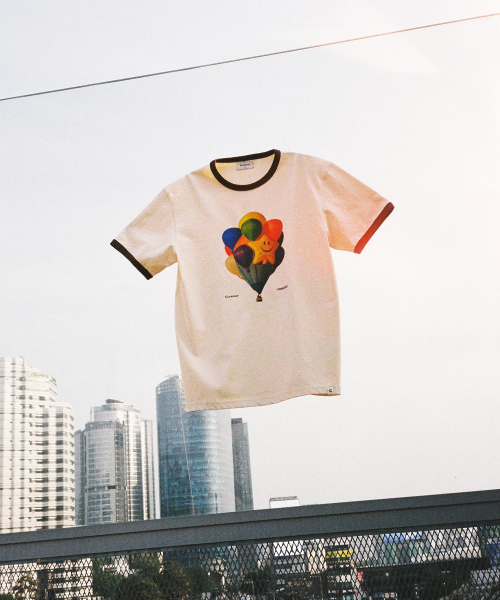 COVERNAT（カバーナット）の「[YOSIGO] バルーンフェスティバルリンガーTシャツ バター（Tシャツ/カットソー・レディース・その他・S/M/L/XL/XS/XXL）」の4枚目の写真