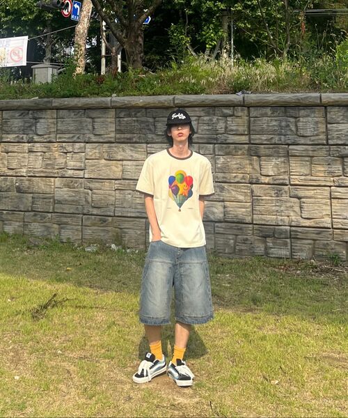 COVERNAT（カバーナット）の「[YOSIGO] バルーンフェスティバルリンガーTシャツ バター（Tシャツ/カットソー・レディース・その他・S/M/L/XL/XS/XXL）」の15枚目の写真