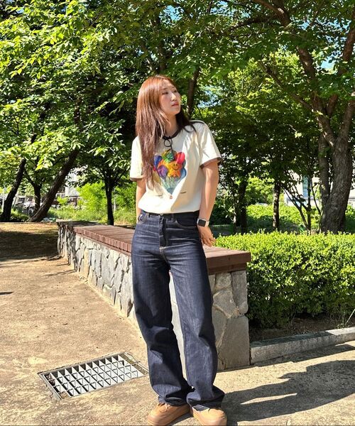 COVERNAT（カバーナット）の「[YOSIGO] バルーンフェスティバルリンガーTシャツ バター（Tシャツ/カットソー・レディース・その他・S/M/L/XL/XS/XXL）」の14枚目の写真
