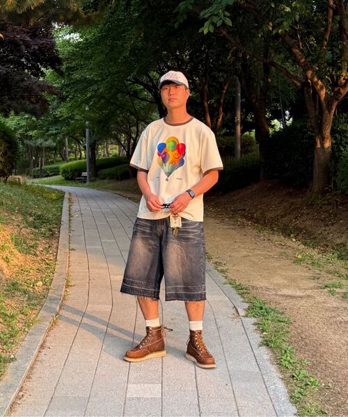 COVERNAT（カバーナット）の「[YOSIGO] バルーンフェスティバルリンガーTシャツ バター（Tシャツ/カットソー・レディース・その他・S/M/L/XL/XS/XXL）」の10枚目の写真