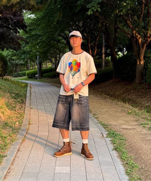 COVERNAT（カバーナット）の「[YOSIGO] バルーンフェスティバルリンガーTシャツ バター（Tシャツ/カットソー・レディース・その他・S/M/L/XL/XS/XXL）」の3枚目の写真