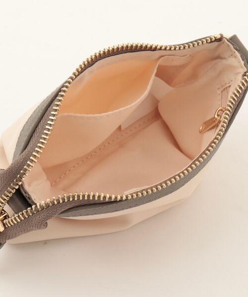 NOLLEY’S（ノーリーズ）の「HINERI　キャンバスコンビS（ショルダーバッグ・レディース・イエロー/ピンク/グレイッシュベージュ/ライトブルー・FREE）」の20枚目の写真