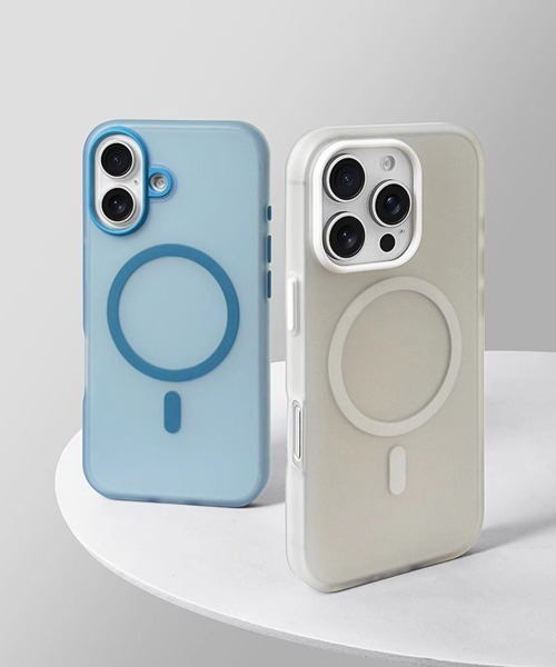 Fun & Daily（ファンアンドデイリー）の「Magsafe対応 Clear Color iPhone 16 17 Case  / アイフォンケース（スマホケース/カバー・レディース・グリーン/ブルー/ブラック/パープル/ホワイト・iPhone 17 Pro Max/iPhone 17 Pro/iPhone 17/iPhone 16 Pro/iPhone 16/iPhone 16 Pro Max）」の6枚目の写真