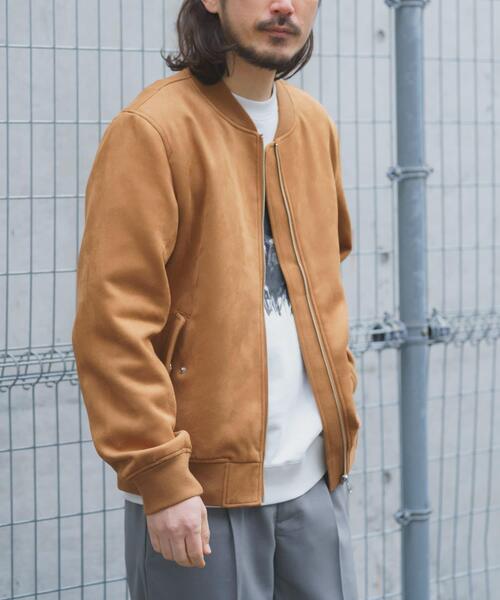 ITEMS URBANRESEARCH（アイテムズ アーバンリサーチ）の「F.S. ジップアップブルゾン（ブルゾン・メンズ・チャコールグレー/ブラウン/ライトベージュ・LARGE/MEDIUM）」の3枚目の写真