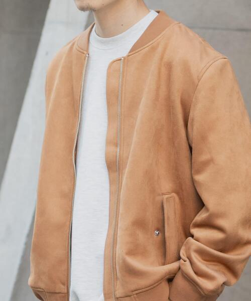 ITEMS URBANRESEARCH（アイテムズ アーバンリサーチ）の「F.S. ジップアップブルゾン（ブルゾン・メンズ・チャコールグレー/ブラウン/ライトベージュ・LARGE/MEDIUM）」の5枚目の写真