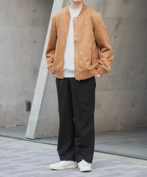 ITEMS URBANRESEARCH（アイテムズ アーバンリサーチ）の「F.S. ジップアップブルゾン（ブルゾン・メンズ・チャコールグレー/ブラウン/ライトベージュ・LARGE/MEDIUM）」の6枚目の写真