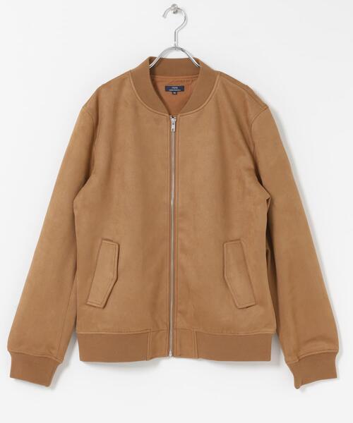 ITEMS URBANRESEARCH（アイテムズ アーバンリサーチ）の「F.S. ジップアップブルゾン（ブルゾン・メンズ・チャコールグレー/ブラウン/ライトベージュ・LARGE/MEDIUM）」の7枚目の写真