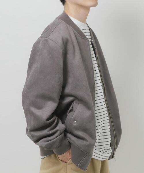 ITEMS URBANRESEARCH（アイテムズ アーバンリサーチ）の「F.S. ジップアップブルゾン（ブルゾン・メンズ・チャコールグレー/ブラウン/ライトベージュ・LARGE/MEDIUM）」の12枚目の写真