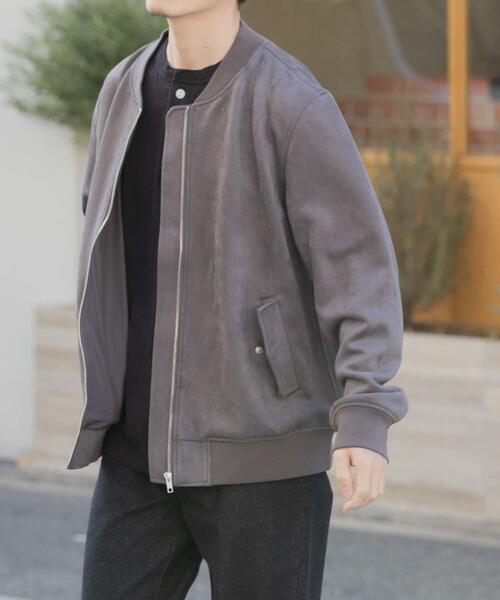 ITEMS URBANRESEARCH（アイテムズ アーバンリサーチ）の「F.S. ジップアップブルゾン（ブルゾン・メンズ・チャコールグレー/ブラウン/ライトベージュ・LARGE/MEDIUM）」の16枚目の写真