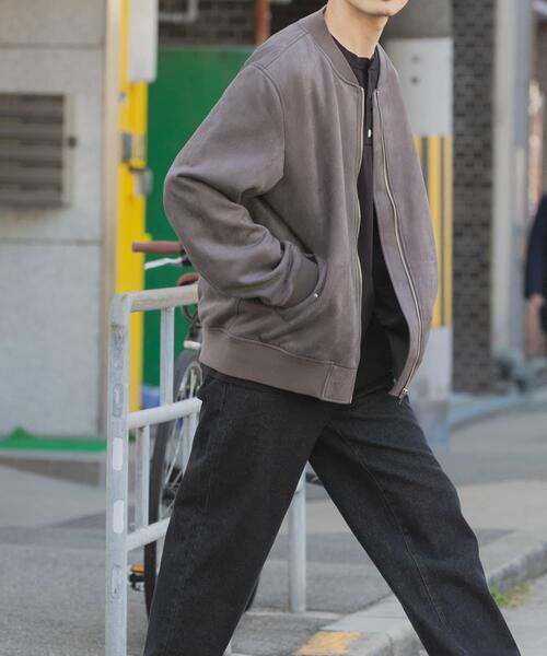 ITEMS URBANRESEARCH（アイテムズ アーバンリサーチ）の「F.S. ジップアップブルゾン（ブルゾン・メンズ・チャコールグレー/ブラウン/ライトベージュ・LARGE/MEDIUM）」の19枚目の写真