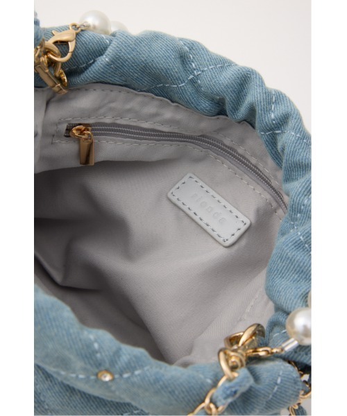 rienda（リエンダ）の「チェーンデコレーションミニバッグ 春服（ショルダーバッグ・レディース・ホワイト/ブラック/レッド/ブルー・FREE）」の20枚目の写真