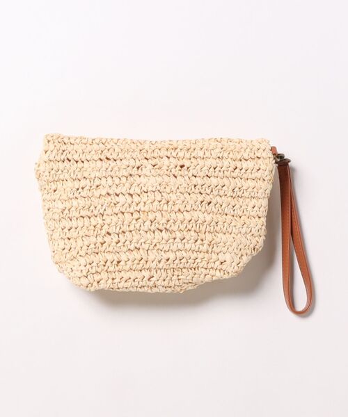 rip curl(リップカール)の「【RIPCURL(リップカール)】L ESSENTIALS STRAW WALLET/ストラップ付き ミニクラッチバッグ ラフィア藁 ハンドメイド(クラッチバッグ・レディース・ナチュラル・FREE)」の5枚目の写真