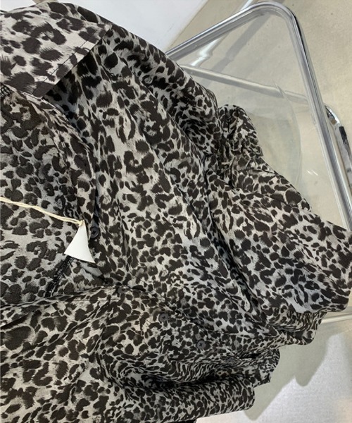 ヒョウ柄オーバーサイズシャツ（シャツ/ブラウス）｜Ritzy（リッツィー