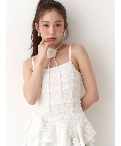 CALNAMUR(カルナムール)の「アシンメトリーヘムワンピース(ワンピース・レディース・ブラック/オフホワイト/イエロー・FREE)」の21枚目の写真