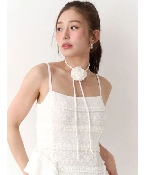 CALNAMUR(カルナムール)の「アシンメトリーヘムワンピース(ワンピース・レディース・ブラック/オフホワイト/イエロー・FREE)」の22枚目の写真