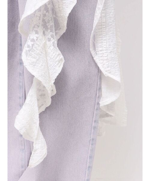 CALNAMUR(カルナムール)の「アシンメトリーヘムワンピース(ワンピース・レディース・ブラック/オフホワイト/イエロー・FREE)」の4枚目の写真