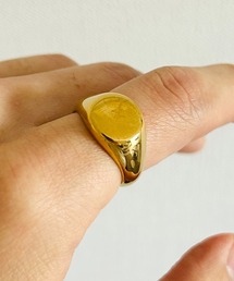 BEATJIVE（ビートジャイブ）の「印台リング ステンレス メンズ シルバー ゴールド（リング）」