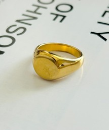 BEATJIVE（ビートジャイブ）の「印台リング ステンレス メンズ シルバー ゴールド（リング）」