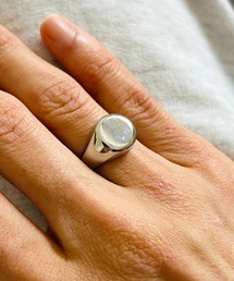 BEATJIVE（ビートジャイブ）の「印台リング ステンレス メンズ シルバー ゴールド（リング）」