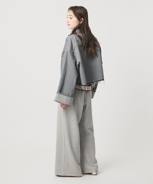 SACRA＞ボリュームスリーブ デニムジャケット GRAY（デニムジャケット